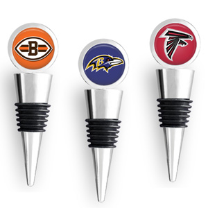 NFL Team Inspired Wine Stoppers- $11.50 with Free Shipping