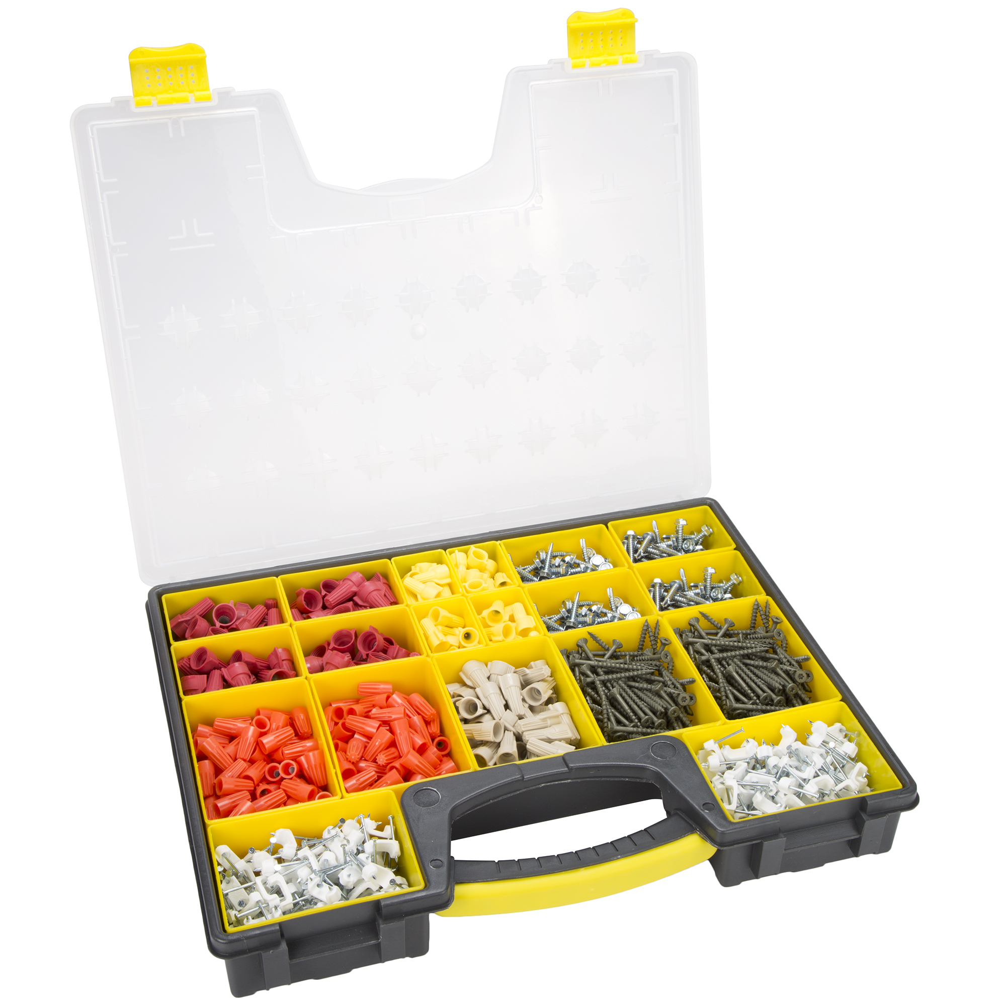 Stalwart Parts & Crafts Portable Storage Organizer 4 Box Set - Free Shipping