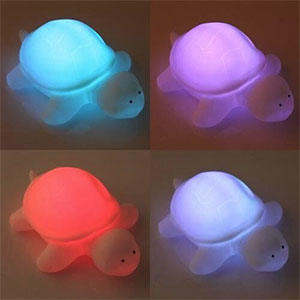 Color Changing LED Turtle Night Light - 2 Pack - $10 with FREE Shipping!