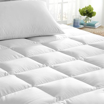 Luxury Home Super-Soft Hypoallergenic Mattress Topper - $49.99 With FREE Shipping